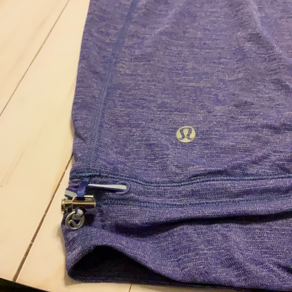 Women's LULULEMON Sz 8 Rest Less Tank Top Heathered Berry Built In Bra - Picture 7 of 10